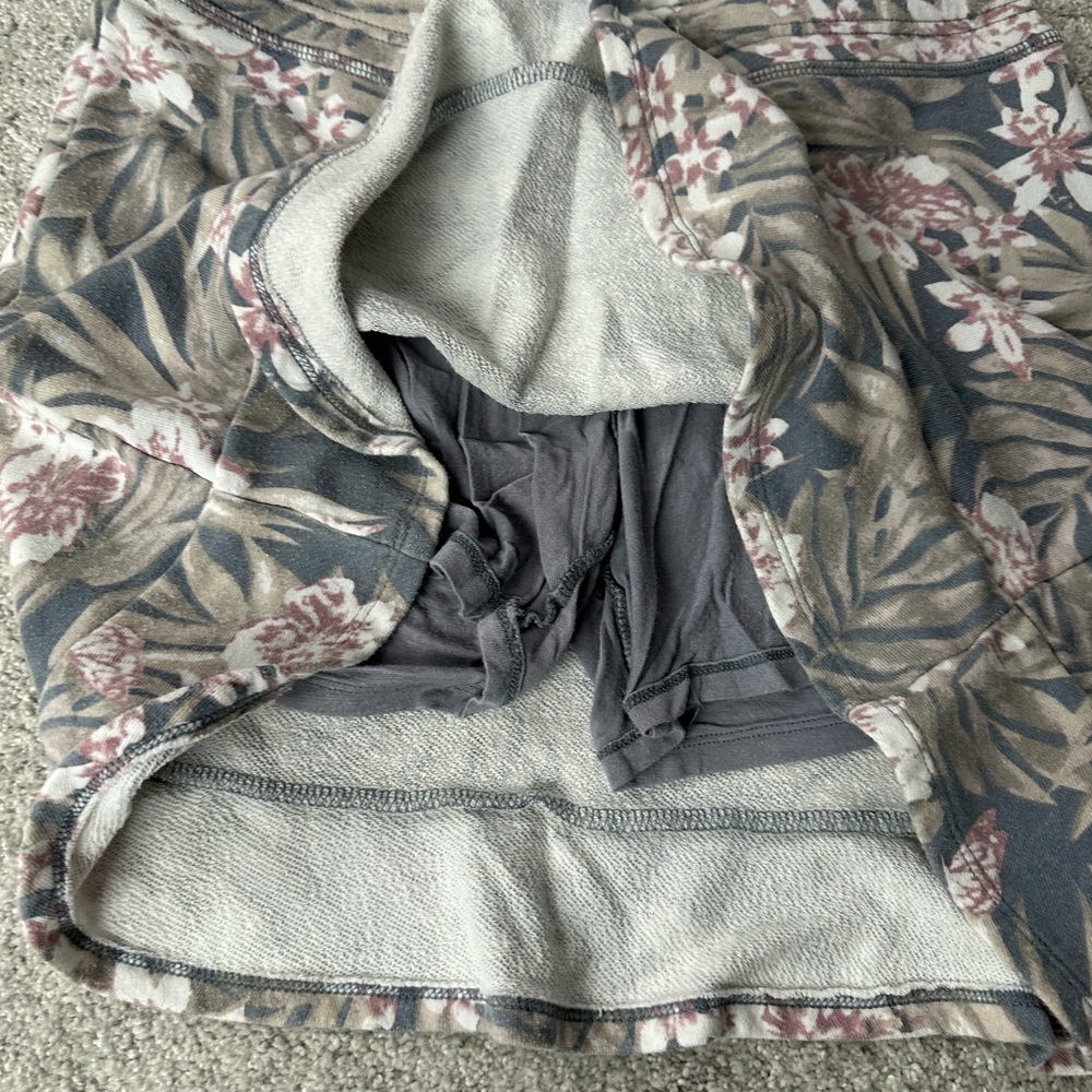 Tribal Tropical A-Line Flutter Skort with Ruffled Tie Front - Picture 5 of 5